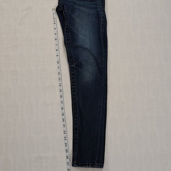 Rock Revival Anabela Skinny Jeans Womens Size 26 Low Rise Stretch Blue Denim - Picture 13 of 16